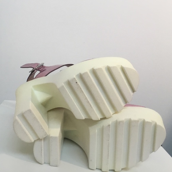 Steve Madden Igor Azalea Lilac 90s Raver Platform - Picture 5 of 6